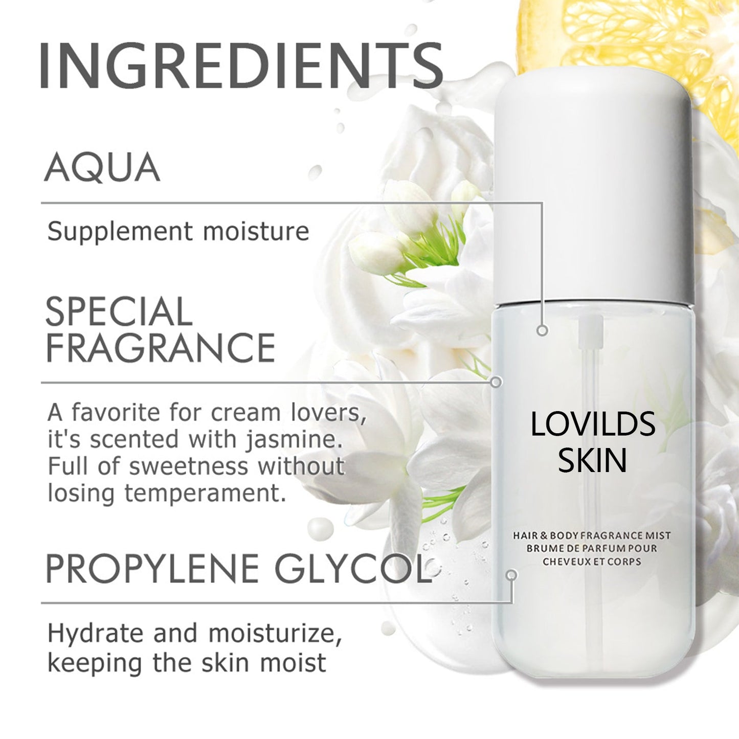 Final 3 Hours: 60%OFF-VANILLA & CREAM DUO Full Size Body Mists-Best Selling