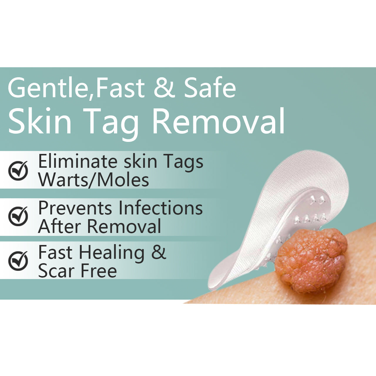 🌈LOVILDS® MicroNeedle Botanic Skin Tag Removal Patch 🇺🇸 Made in the USA